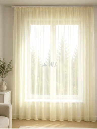 Dieninių užuolaidų audinys, Organza