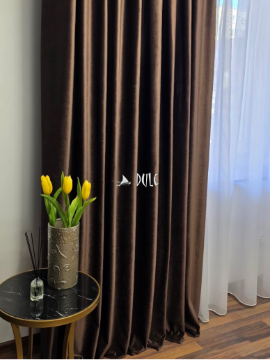 Naktinių užuolaidų audinys, barchatas FRENCH VELVET-V33 Naktinių užuolaidų audinys, barchatas FRENCH VELVET-V33